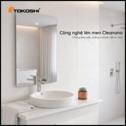 Alternative view of Chậu rửa mặt bán âm bàn tròn Tokoshi
