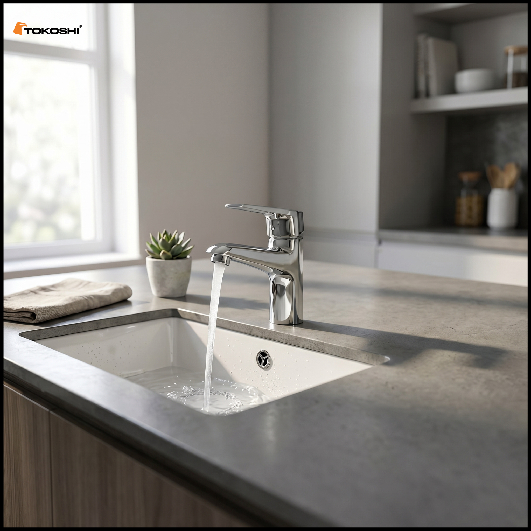 Vòi lavabo 1 lỗ Tokoshi L34