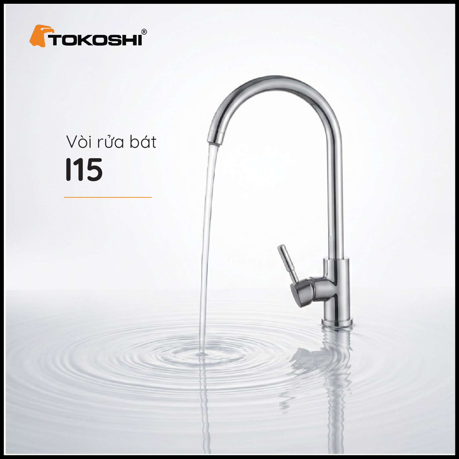 Vòi rửa bát nóng lạnh Tokoshi I15