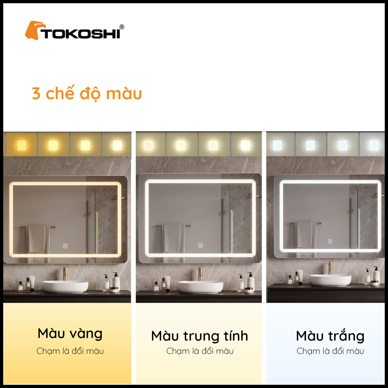 Gương điện GD5703 Tokoshi