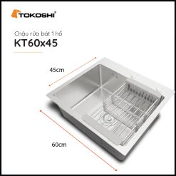 Chậu rửa bát 1 hố Tokoshi (KT60x45)