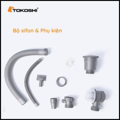 Alternative view of Chậu rửa bát 1 hố Tokoshi (KT60x45)